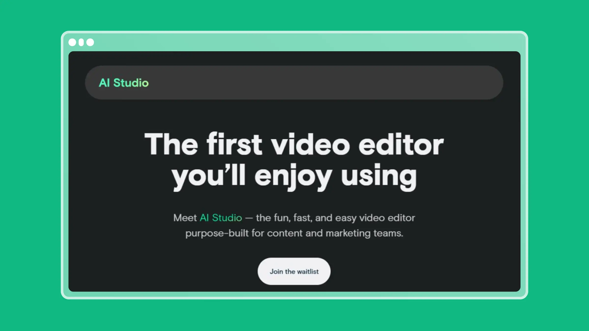 AI Studio | AITW